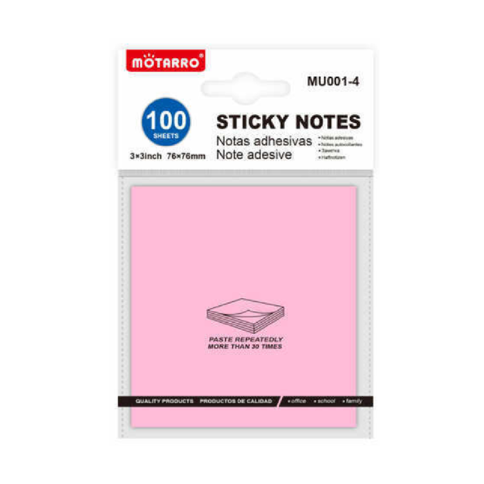 Sticky Notes 76 × 76100pcs 4 Color Mixed