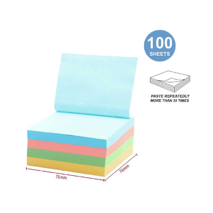 Sticky Notes 76 × 76400pcs 4 Color Mixed