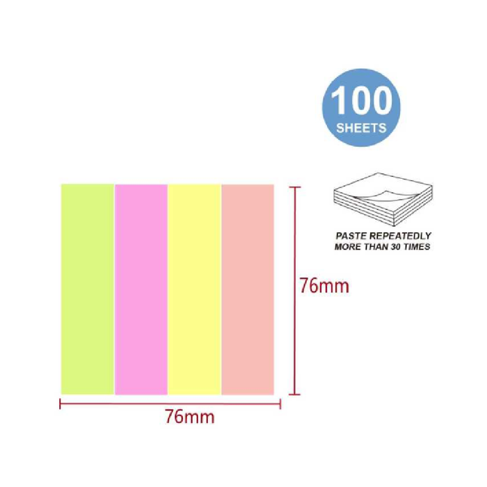 4 in One Sticky Notes 76 × 76100pcs