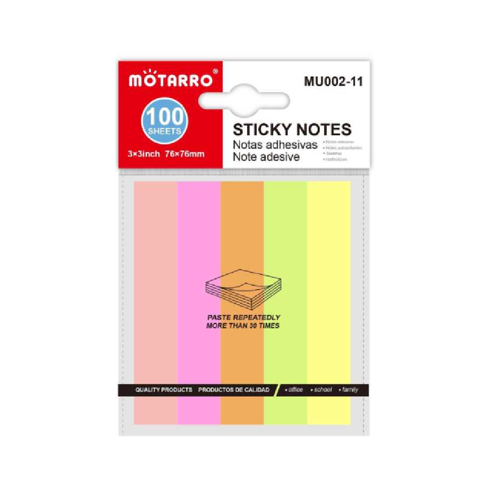 5 in One Sticky Notes 76 × 76100pcs