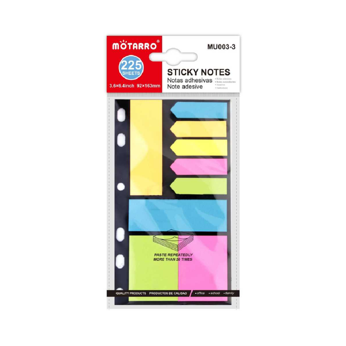 Sticky Notes Assorted Value Pack 25pcs