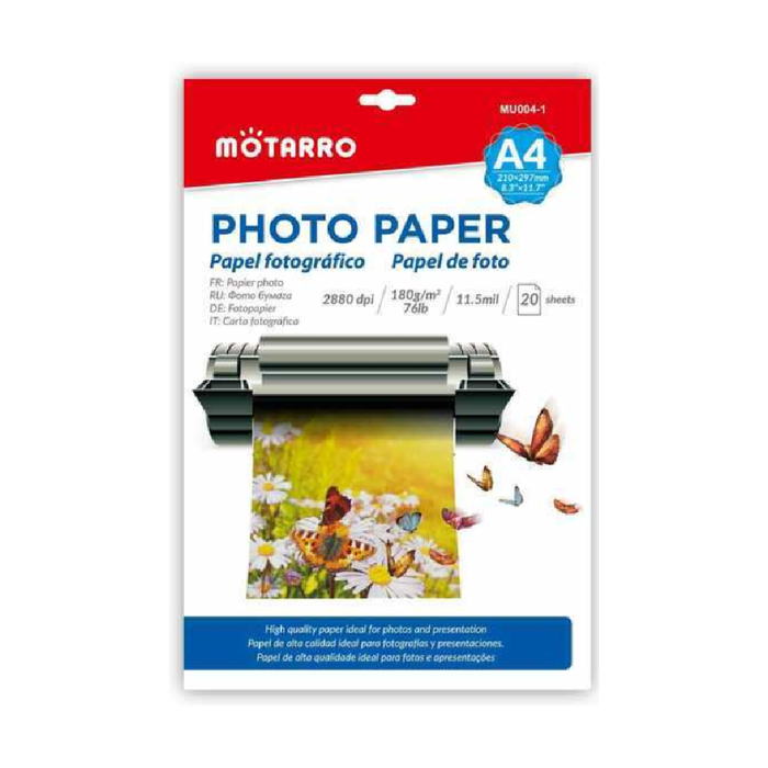 A4 Glossy Photo Paper 180g 20sheets
