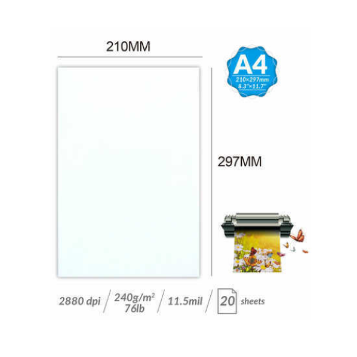 A4 Glossy Photo Paper 240g 20sheets