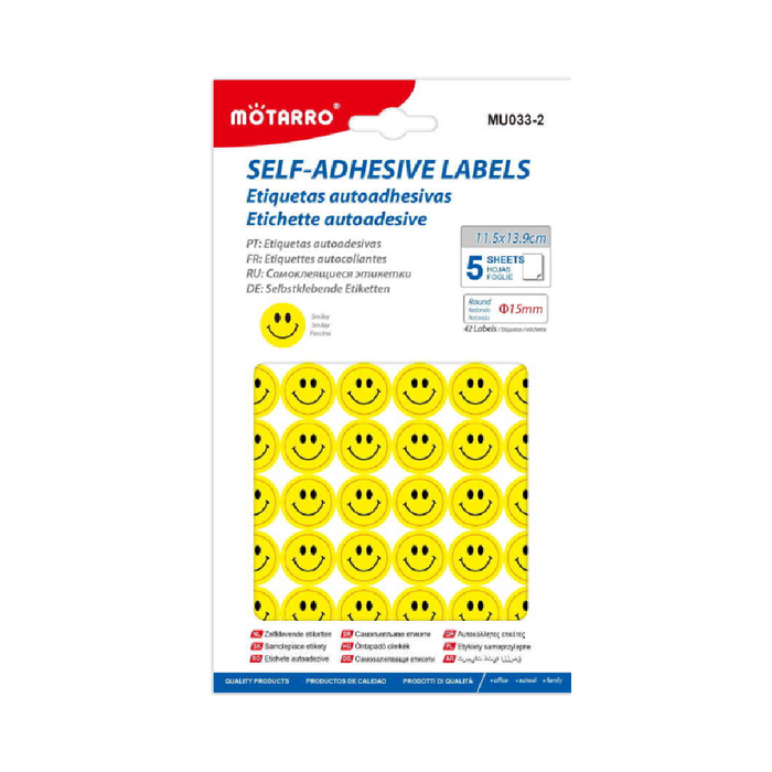 Sticky Labels Smile Face 155pages