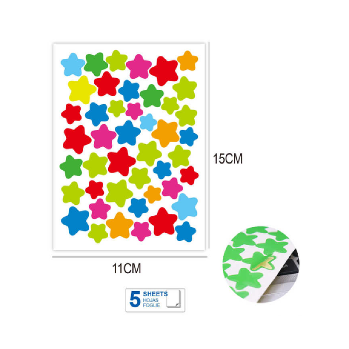 Labels Star 5pcs