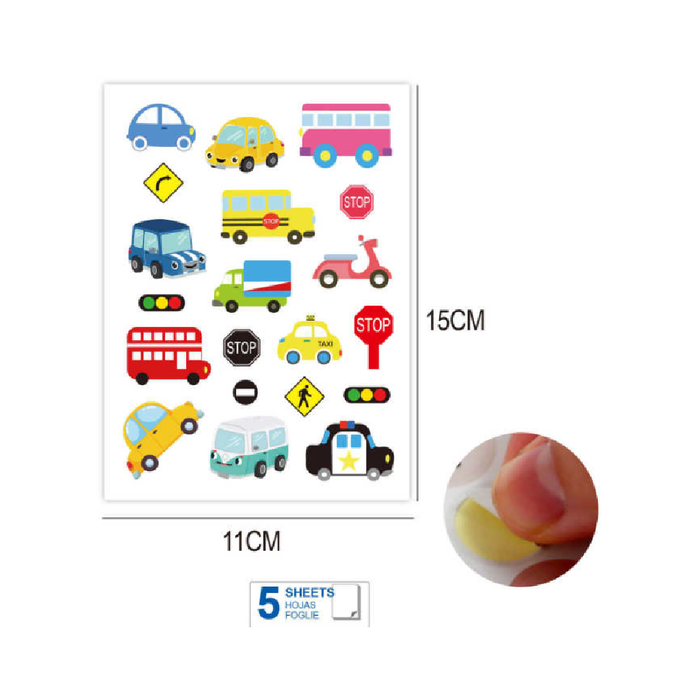 Labels Vehicles 5pcs