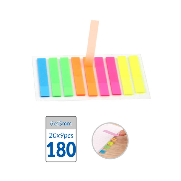 Page Markers Assorted 6 × 459packs × 20