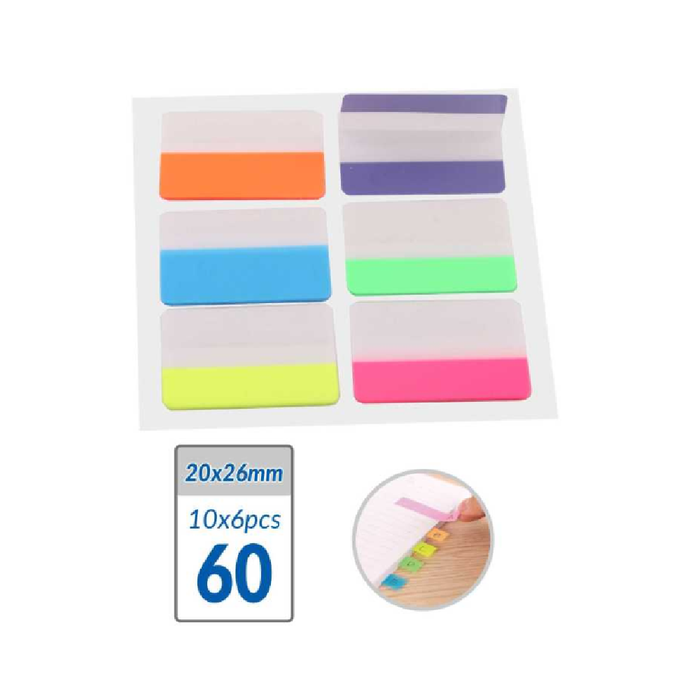 Sticky Tabs Assorted 20 × 266packs × 10