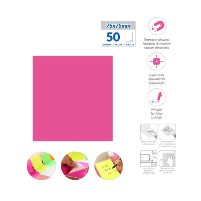 Magnetic Notes 75x7550sheets