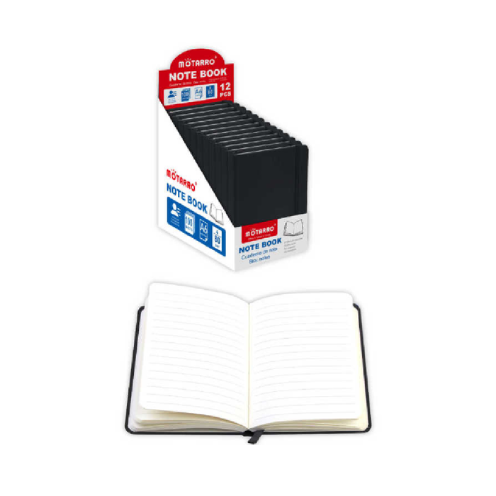A6 Notebook 80g 100pages Black