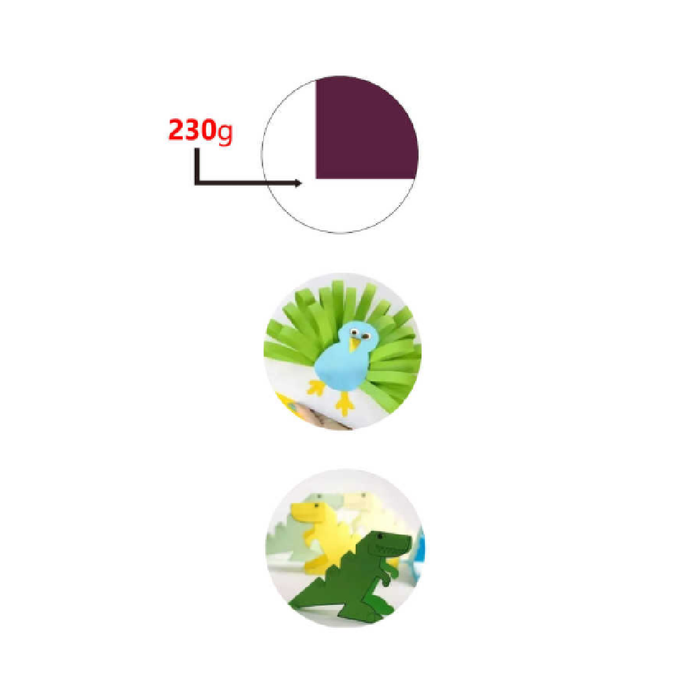 Cardboard 50 × 70cm 230g 25pcs Burgundy