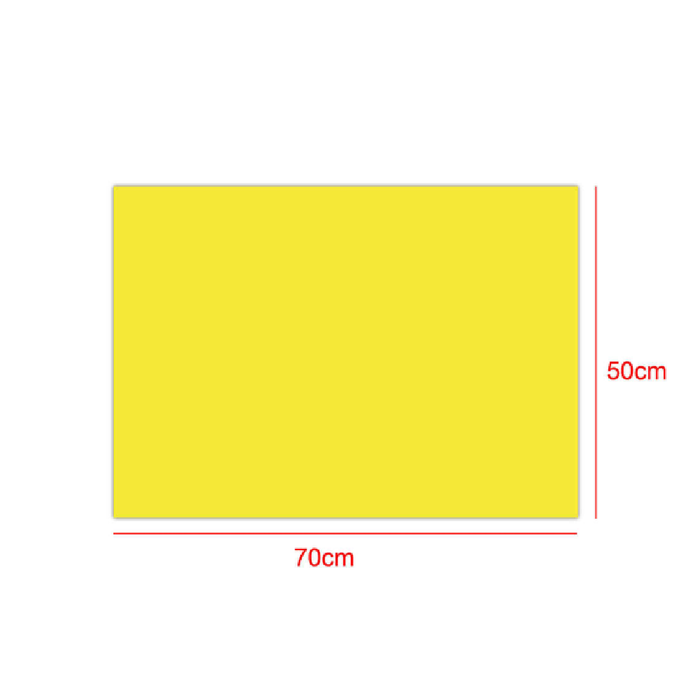 Cardboard 50 × 70cm 230g 25pcs Lemon Yellow