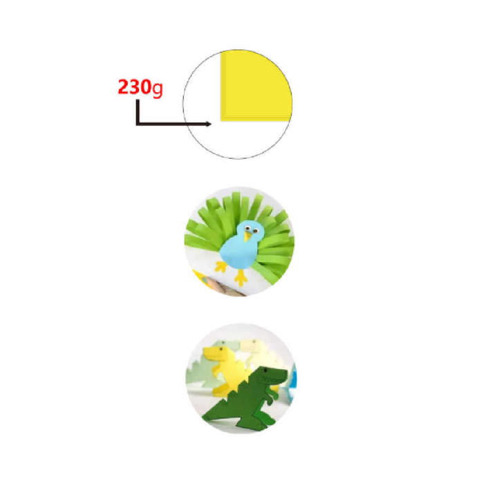 Cardboard 50 × 70cm 230g 25pcs Blue