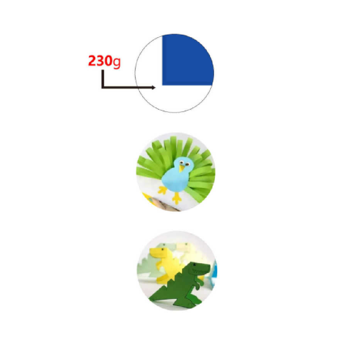 Cardboard 50 × 70cm 230g 25pcs Dark Blue