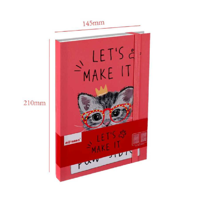A5 Notebook 4 Assorted Pet 80g 100pages