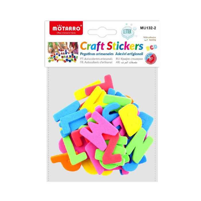 EVA Sticker Assorted Letters