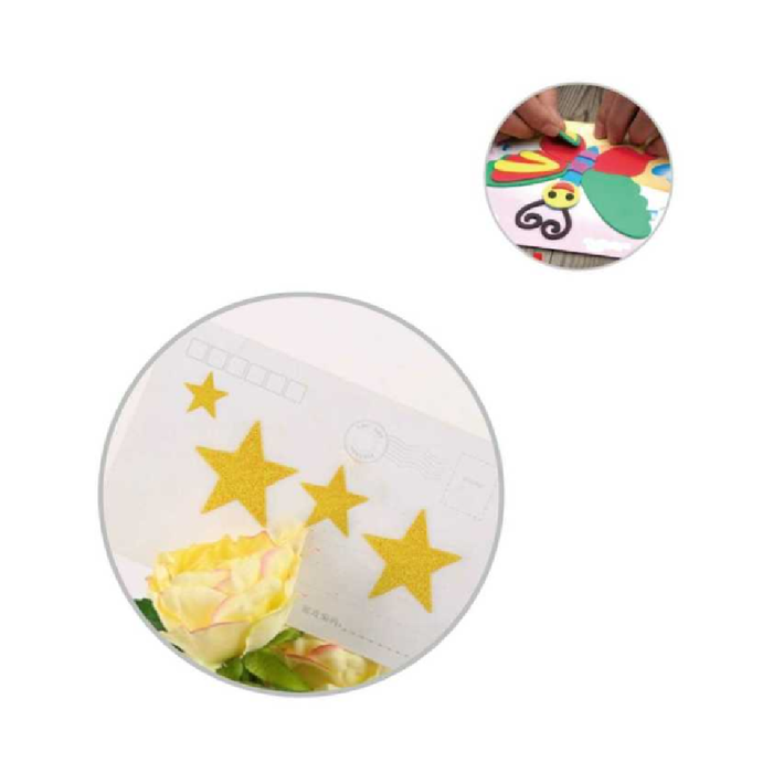 EVA Glitter Sticker Stars