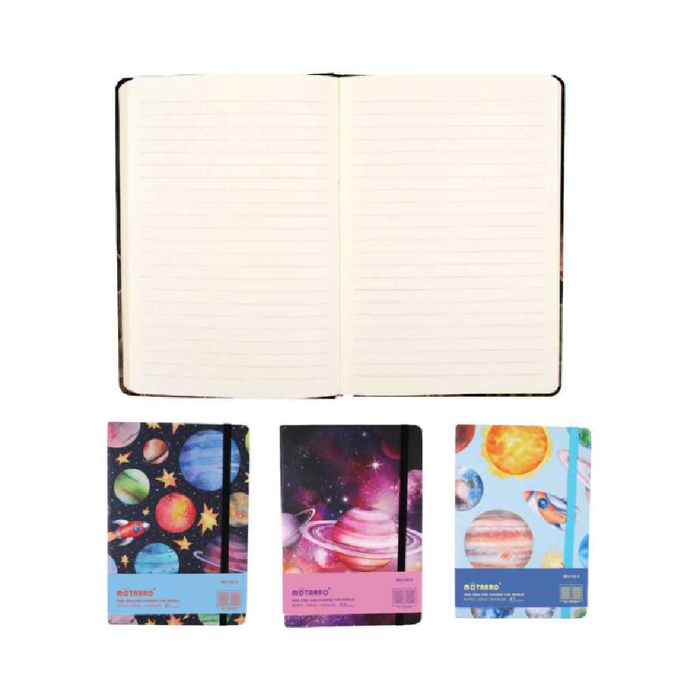 A5 Hard Cover Notebook Galaxy 80g 100pages