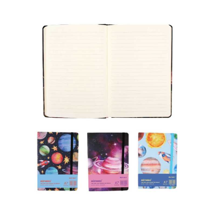 A7 Hard Cover Notebook Galaxy 80g 100pages