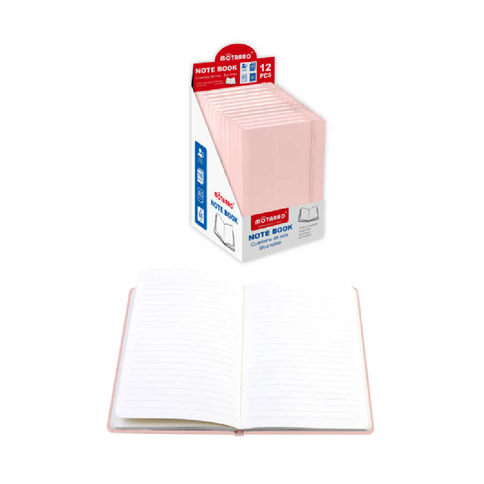 A6 Hard Cover Notebook 80g 100pages Pink