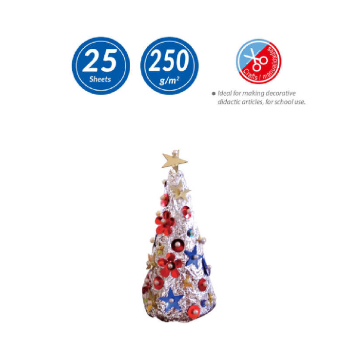 Foil Paper 50 × 70cm 250g 25pcs Gold