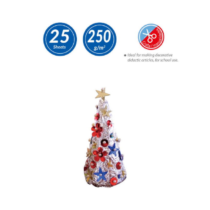 Foil Paper 50 × 70cm 250g 25pcs Green