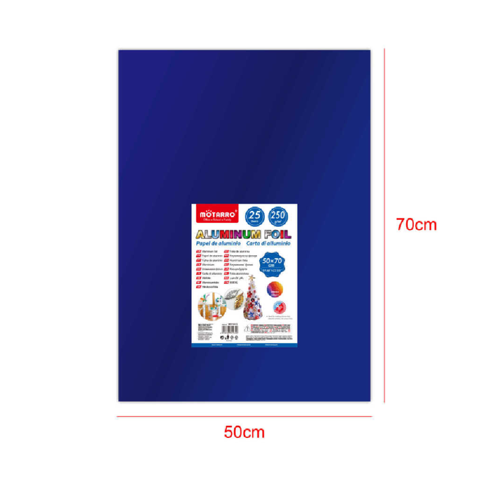Foil Paper 50 × 70cm 250g 25pcs Navy