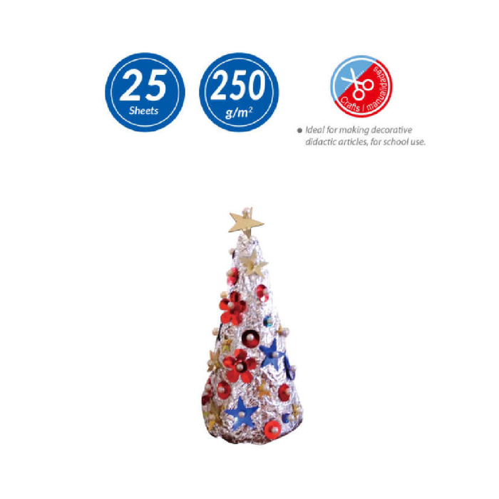 Foil Paper 50 × 70cm 250g 25pcs Navy