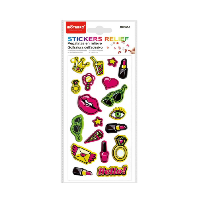 Puffy Sticker 85 × 160 Make up