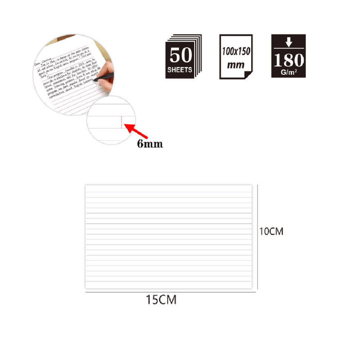 Record Card 10 × 15cm 180g 50pcs