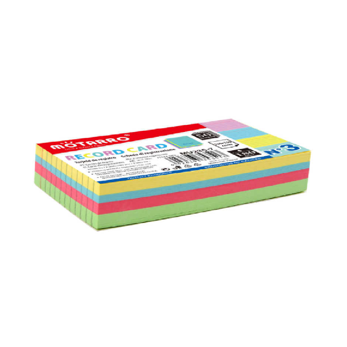 Colored Record Card 10 × 15cm 180g 50pcs