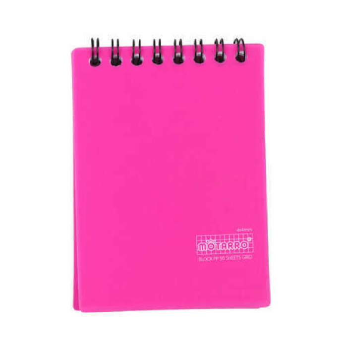 3.3 × 5" PP Cover Top Spiral Notebook 80g 50pages