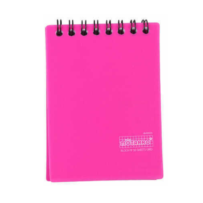 4 × 6" PP Cover Top Spiral Notebook 80g 50pages