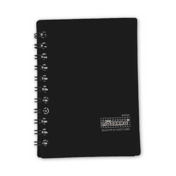 4 × 6" PP Cover Left Side Spiral Notebook 80g 50pages