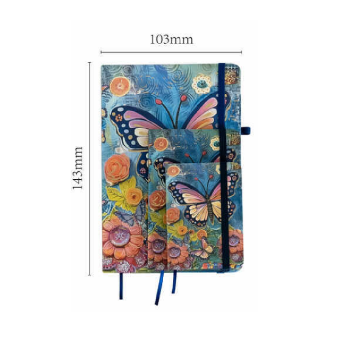 A6 Butterfly Notebook 80g 100p