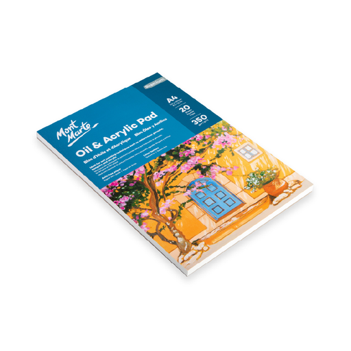 Oil & Acrylic Pad A4 350gsm 20 Sheets