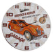  Orange Vintage Car Wall Clock | Clocks and Wall clocks by Casaliving&nbsp;