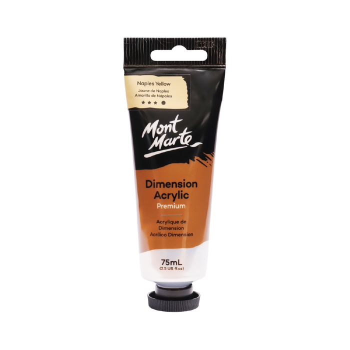 Dimension Acrylic 75ml - Naples Yellow