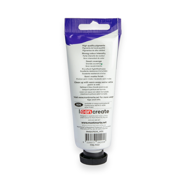 Satin Acrylic 75ml - Yellow Pink