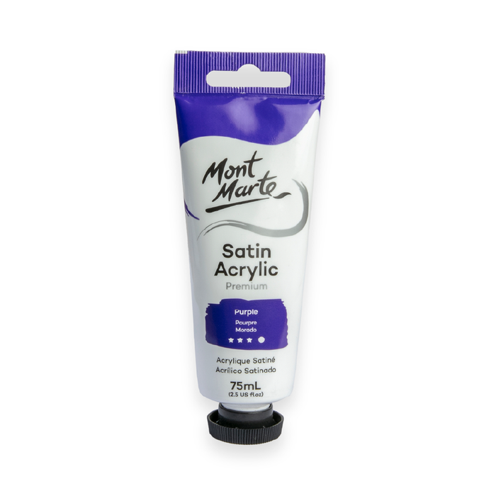 Satin Acrylic 75ml - Purple