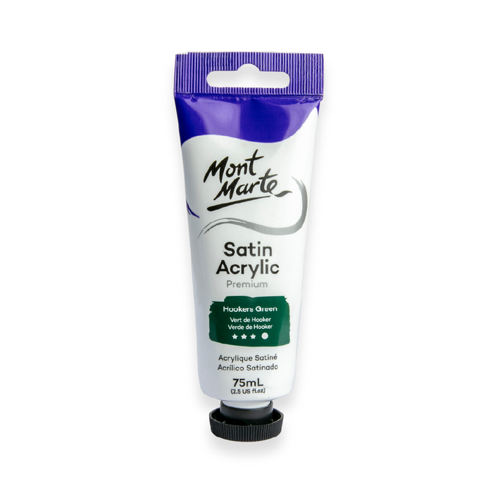 Satin Acrylic 75ml - Hookers Green