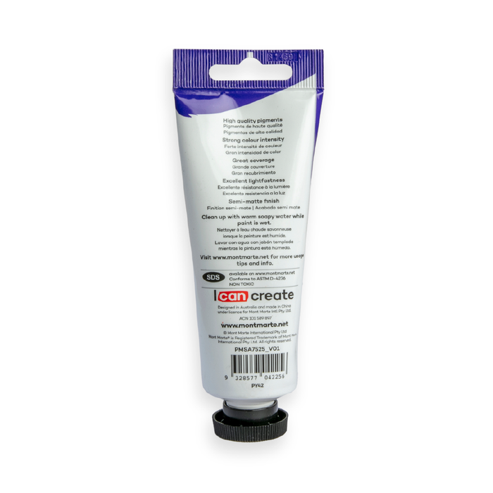 Satin Acrylic 75ml - Yellow Ochre