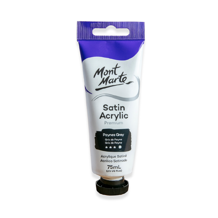 Satin Acrylic 75ml - Paynes Grey