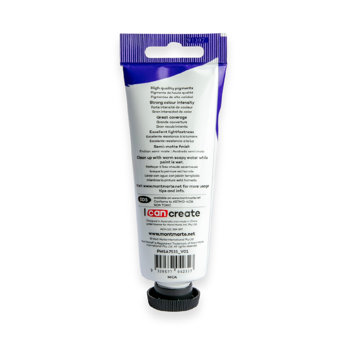 Satin Acrylic 75ml - Gold