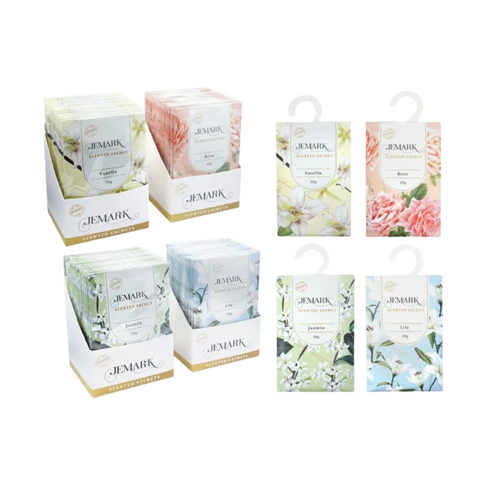 Hanging Scented Sachets 20g – Fragrance Envelopes with Hanger for Wardrobes, Drawers & Small Spaces