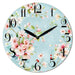  Peach Blossom Blue Table Clock  | Clocks and Wall clocks by Casaliving&nbsp;