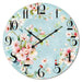  Peach Blossom Blue Table Clock  | Clocks and Wall clocks by Casaliving&nbsp;