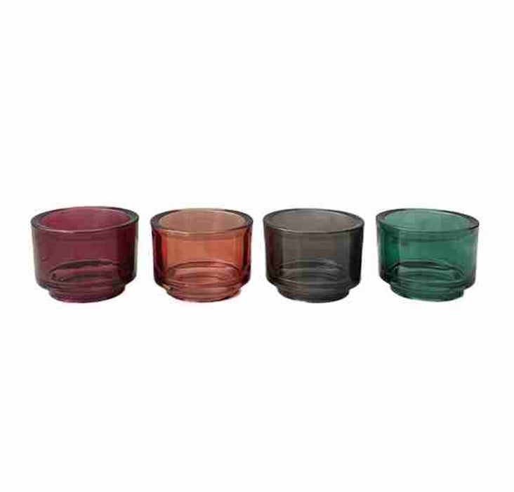 Glass Candle Holder - Small, Medium, and Large - Casa Living