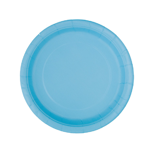 Powder Blue 8 × 23cm (9") Paper Plates
