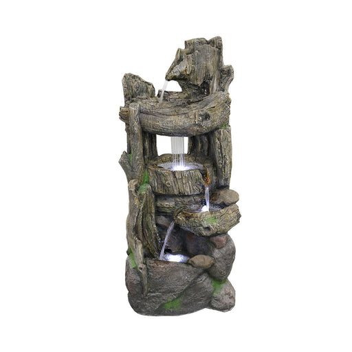 Raining Oldwood - Fountains &amp; Water Features by Casaliving